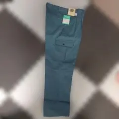 作業ズボン日本製TORAY 新品未使用　秋冬ウエスト88 制電　グリーン系