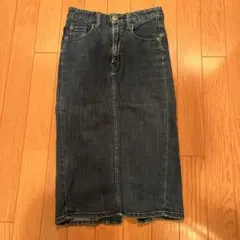 MOUSSY VINTAGE ダークデニム タイトスカート