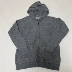BILLABONG ニットパーカー グレー Mサイズのサムネイル