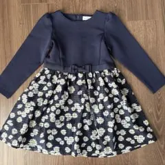 グリーンレーベル　小花柄ワンピース　115cm