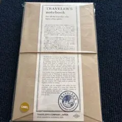 トラベラーズノート レギュラーサイズ キャメル 新品未開封