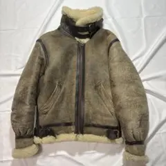 90s avirex b-3 mouton flight jacket 34 - メルカリ