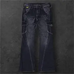 Archive 00s Cargo Flare Denim Pants Swagのサムネイル