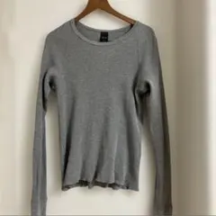 【レア美品】NUNBER(N)INEサーマルロンT グレーTシャツカットソー 4のサムネイル