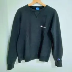 Champion／チャンピオン トレーナー スウェット 青刺繍タグ 青タグ 黒