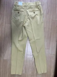 新品　PLST ウォームリザーブ　テーパードパンツ　イエロー　S