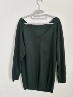 PAGEBOY ダークグリーンニットのサムネイル