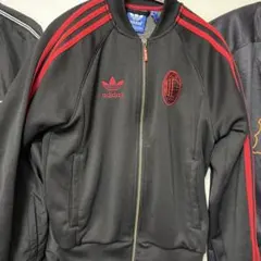 adidas ACミラン ジャージ 黒赤