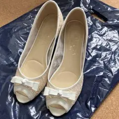 DIANA WELL FIT レース オープントゥパンプスのサムネイル