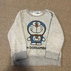 ドラえもん 長袖トレーナー 100cm グレー