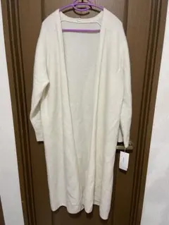 Mila Owen ホワイト ロングカーディガン サイズ1