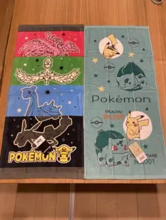 ポケモン　フェイスタオル　2枚セット