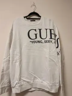 GUESS ホワイト トレーナー