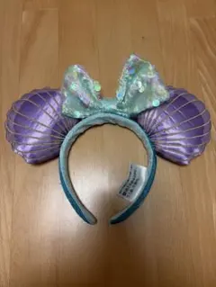 リトルマーメイド アリエル ディズニー スパンコールカチューシャ