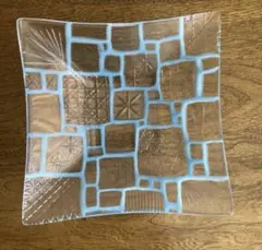 新品★サブロウ★サブロウガラス 角深鉢 Vカット 切子のサムネイル