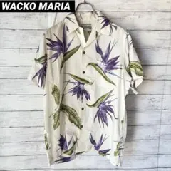 251【美品】ワコマリア☆松本潤 着用フローラル ハワイアン アロハ