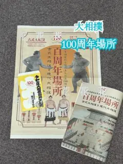 大相撲✨日本相撲協会財団法人設立 100周年記念 非売品