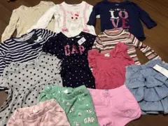 新品タグ付きあり⭐︎女の子春夏服100cm 12点　ミキハウス　babygap他