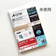 エーワン A-one マルチカード 51481 名刺 用紙 印刷 プリント