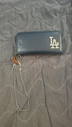 MLB LA ロゴ 財布 ネイビー