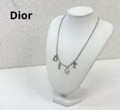 Dior ディオール アルファベットネックレス シルバー