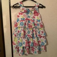 miffy ミッフィー 花柄 フリル ノースリーブワンピースのサムネイル