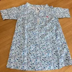 アーノルドパーマーキッズ　青い小花柄の涼しげなワンピース　90超美品のサムネイル