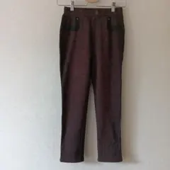 ジャンニロジュディチェ ダークブラウン カジュアルパンツ ストレッチ
