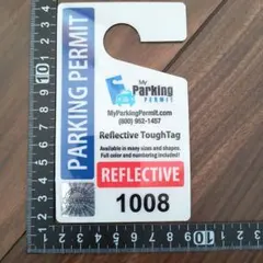 ◆新品US製【 Parking Permit】反射 パーミット＠ホログラム仕様◆のサムネイル