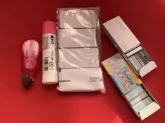 文房具セット ホッチキス芯など