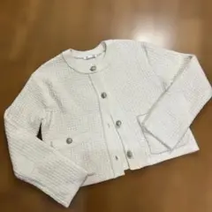 【GU】ダブルポケットニットジャケット　　M