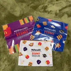 マクドナルド　ビームス　ポーチ　クリーナークロス2枚