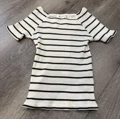 GLOBALWORK半袖ニット　L size