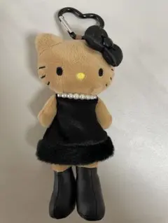 ハローキティ GOGOギャル　日焼けキティ スタイルアップマスコット 黒