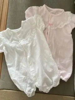 双子　ロンパース　セット