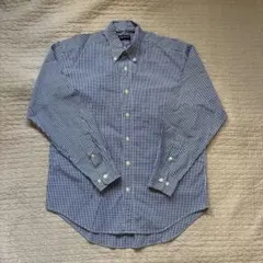 OLD UNIQLO チェック柄 長袖シャツ ボタンダウンSサイズ