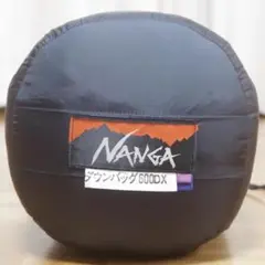 美品！人気の定番！ナンガ！高品質 760FP ダウンバッグ600DX シュラフのサムネイル