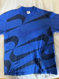 Nike 長袖カットソー 青 グラフィック　Mサイズ