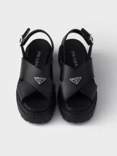 【新品未使用】PRADA ラバースライド サンダル　37サイズのサムネイル