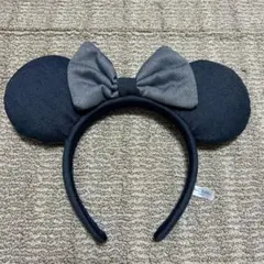 ミッキー耳カチューシャ ネイビー デニム