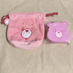 ケアベア シリコンポーチ&巾着セット