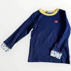 ミキハウス　長袖ロンT　110㎝　ネイビー　車