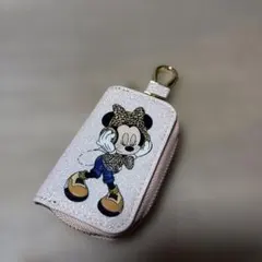 ミニーマウス レオパード柄 キーケース