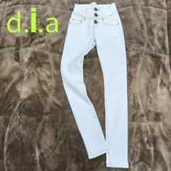 d.i.a ダイヤ ハイウエストスキニーパンツ y2k ホワイト 24