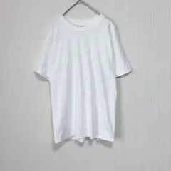 1501 チャンピオン 半袖Tシャツ 白 ロゴ 刺繍ワッペン シンプル M