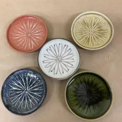 小皿　５枚揃え　清水