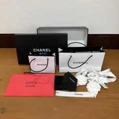 ⑪CHANEL シャネル ショッパー 紙袋 空箱 リボン 8点セット