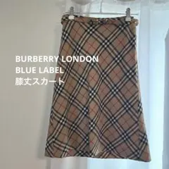 BURBERRY バーバリー ノバチェック ワンピース ウール混 キャミワンピ