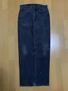 90s Levis 505後染めブラックデニム