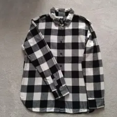 ユニクロ レディース ネルシャツ Lサイズ チェック柄